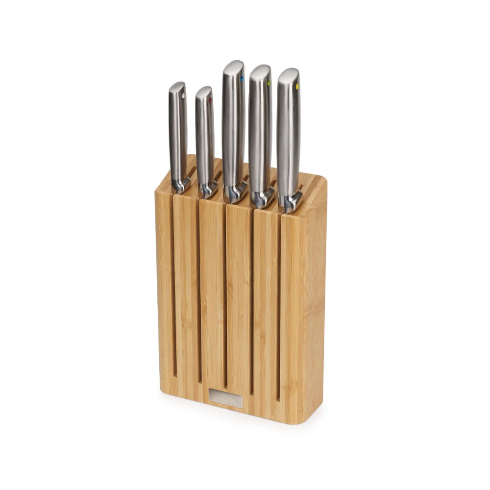 לויזון מרקט,סט 5 סכינים ומעמד במבוק ELEVATE ג'וזף ג'וזף JOSEPH JOSEPH, לויזון מרקט,סט 5 סכינים ומעמד במבוק ELEVATE ג'וזף ג'וזף JOSEPH JOSEPH,