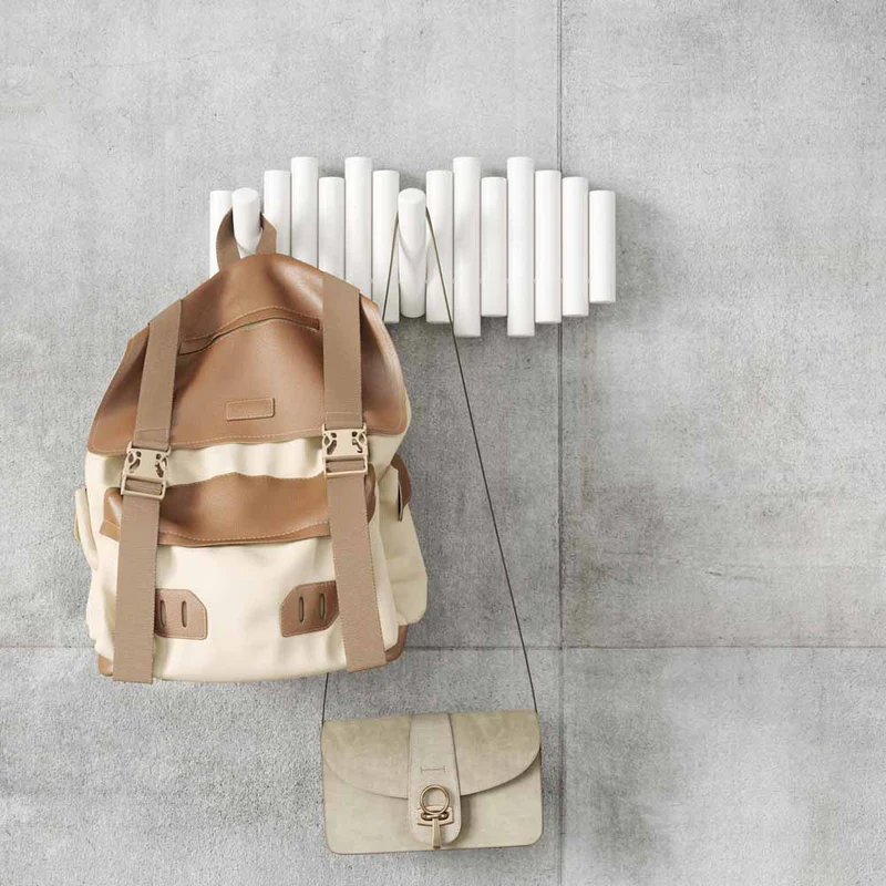 לויזון מרקט,מתלה קיר PICKET לבן UMBRA, לויזון מרקט,מתלה קיר PICKET לבן UMBRA,