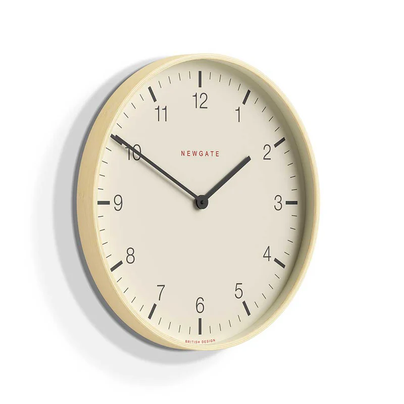 לויזון מרקט,שעון קיר CLARKE עץ בהיר, לויזון מרקט,שעון קיר CLARKE עץ בהיר,