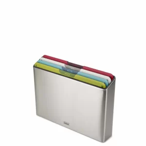 לויזון מרקט,סט 4 קרשי חיתוך FOLIO כסוף  JOSEPH JOSEPH ג'וזף ג'וזף,126