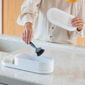 לויזון מרקט,אורגנייזר לכיור המטבח, לבן מינרלי  SinkStyle ברבנטיה  Brabantia,105