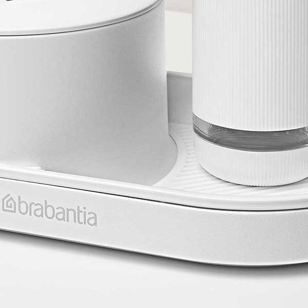 לויזון מרקט,סט SinkStyle דיספנסר וסקוויזר לסבון, אורגנייזר לבן מינרלי ומשטח לייבוש כלים נירוסטה ברבנטיה Brabantia, לויזון מרקט,סט SinkStyle דיספנסר וסקוויזר לסבון, אורגנייזר לבן מינרלי ומשטח לייבוש כלים נירוסטה ברבנטיה Brabantia,