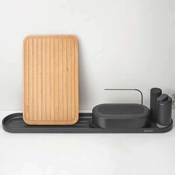 לויזון מרקט,סט SinkStyle דיספנסר וסקוויזר לסבון, אורגנייזר שחור מינרלי ומשטח לייבוש כלים נירוסטה ברבנטיה Brabantia, לויזון מרקט,סט SinkStyle דיספנסר וסקוויזר לסבון, אורגנייזר שחור מינרלי ומשטח לייבוש כלים נירוסטה ברבנטיה Brabantia,