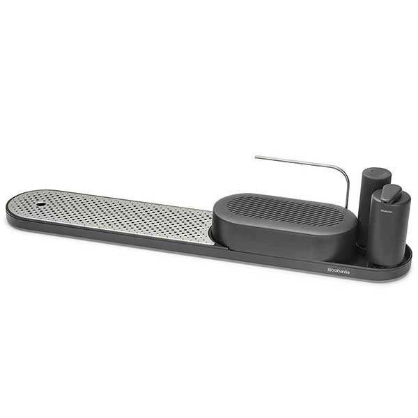 לויזון מרקט,סט SinkStyle דיספנסר וסקוויזר לסבון, אורגנייזר שחור מינרלי ומשטח לייבוש כלים נירוסטה ברבנטיה Brabantia, לויזון מרקט,סט SinkStyle דיספנסר וסקוויזר לסבון, אורגנייזר שחור מינרלי ומשטח לייבוש כלים נירוסטה ברבנטיה Brabantia,