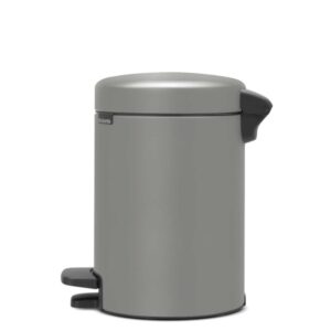 לויזון מרקט,פח פדל 3 ליטר אפור בטון מינרלי Brabantia - NewIcon,105