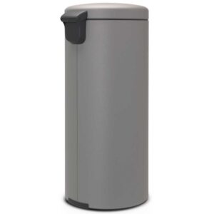 לויזון מרקט,פח פדל 30 ליטר אפור בטון מינרלי Brabantia NewIcon,105