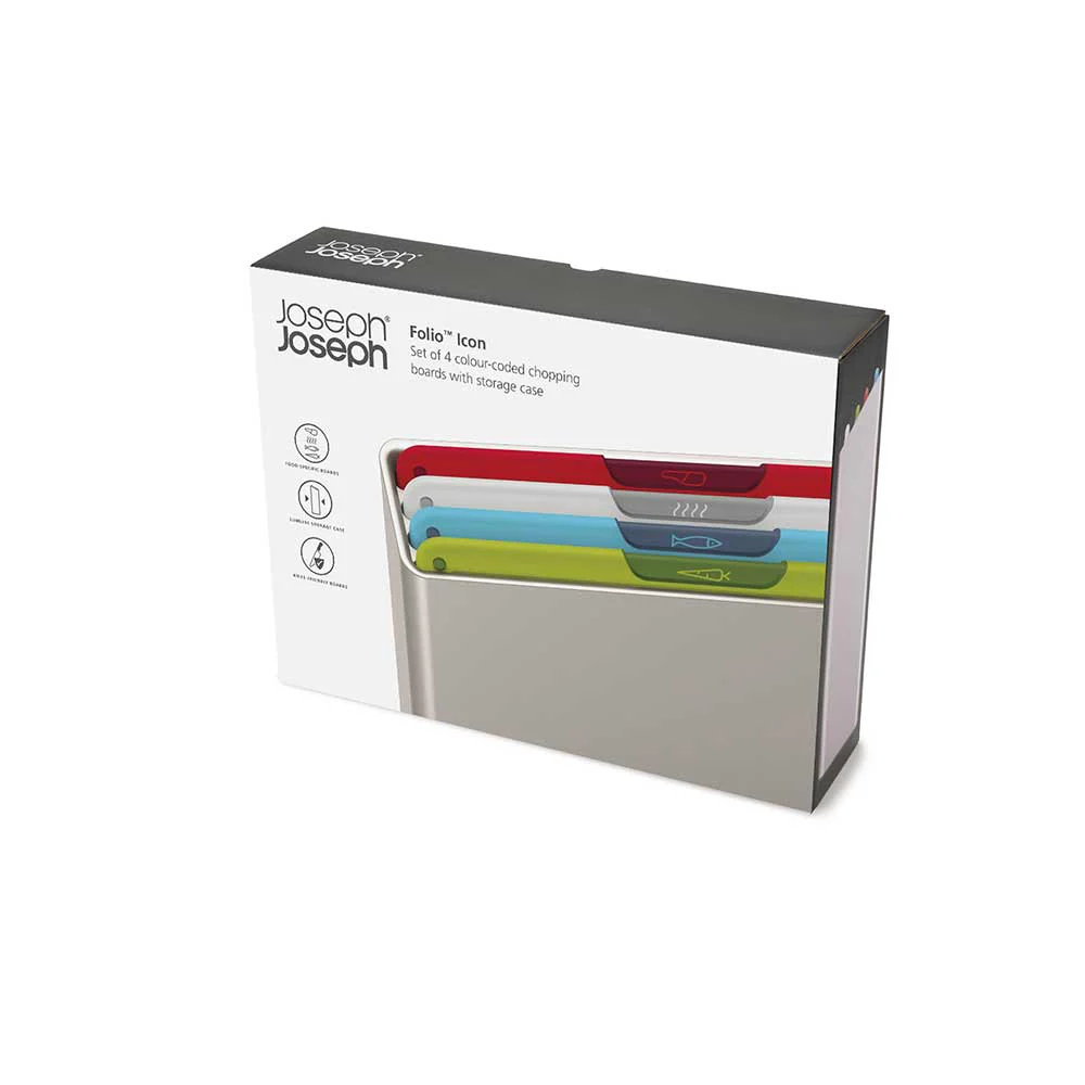 לויזון מרקט,סט 4 קרשי חיתוך Folio צבעוני JOSEPH JOSEPH ג'וזף ג'וזף, לויזון מרקט,סט 4 קרשי חיתוך Folio צבעוני JOSEPH JOSEPH ג'וזף ג'וזף,