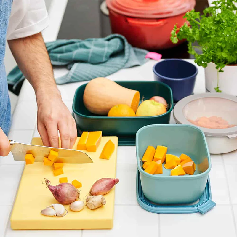 לויזון מרקט,סט 3 קופסאות מלבניות CIRQULA M סגול, לויזון מרקט,סט 3 קופסאות מלבניות CIRQULA M סגול,