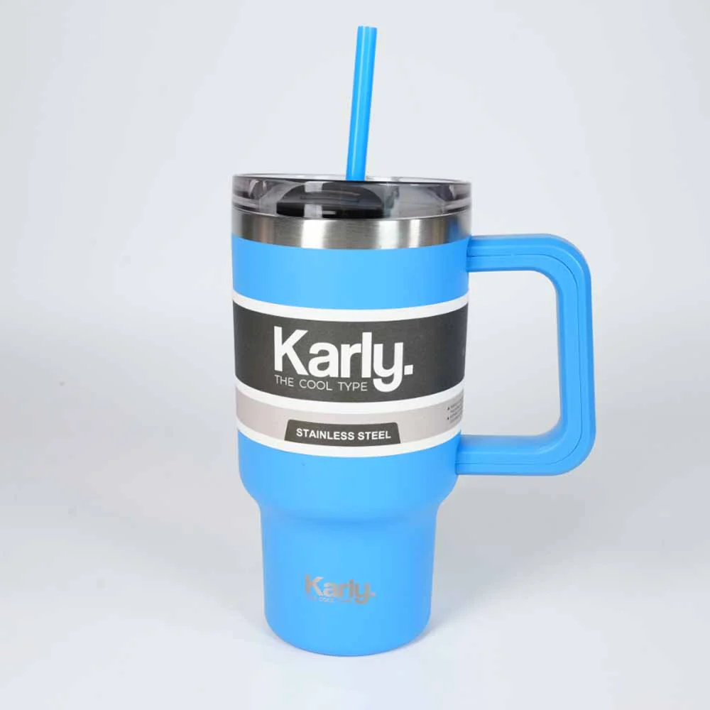 לויזון מרקט,כוס 940 מ"ל KARLY TUMBLER כחול, לויזון מרקט,כוס 940 מ"ל KARLY TUMBLER כחול,