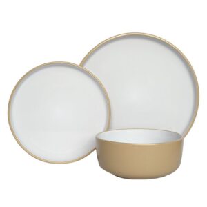 לויזון מרקט,סט צלחות 18 חלקים GRANITE MIX&MATCH לבן Food Appeal,30