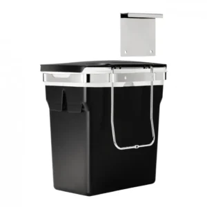 לויזון מרקט,פח נתלה על דלת הארון, שחור 10 ליטר סימפלהיומן Simplehuman,106