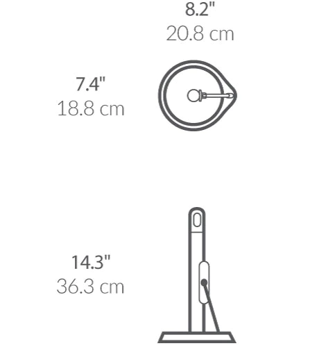 לויזון מרקט,מעמד שולחני למגבת נייר מאט, 36.3 ס"מ סימפלהיומן Simplehuman, לויזון מרקט,מעמד שולחני למגבת נייר מאט, 36.3 ס"מ סימפלהיומן Simplehuman,