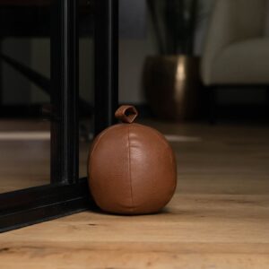 לויזון מרקט,מעצור לדלת כדור דמוי עור חום,37