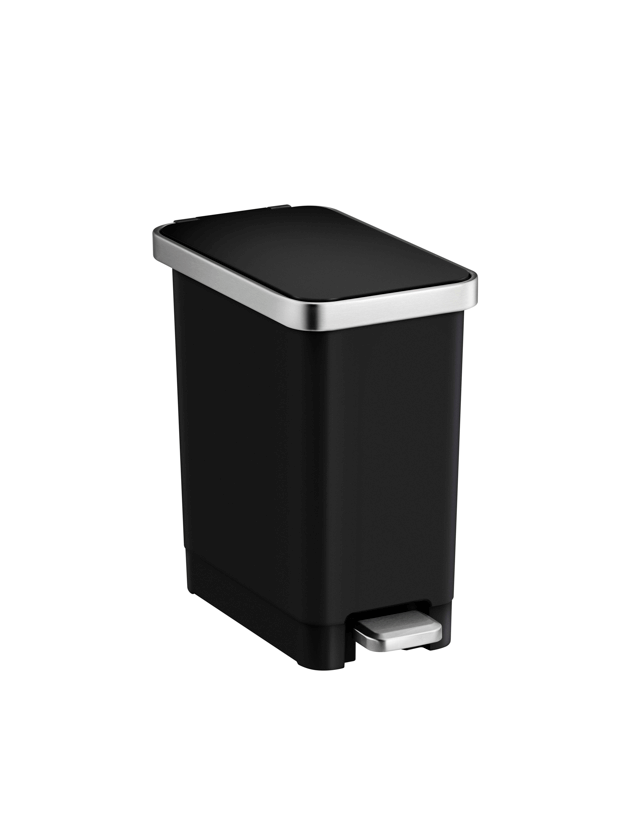 לויזון מרקט,פח אשפה 10 ליטר HANNA שחור מט מבית EKO, לויזון מרקט,פח אשפה 10 ליטר HANNA שחור מט מבית EKO,