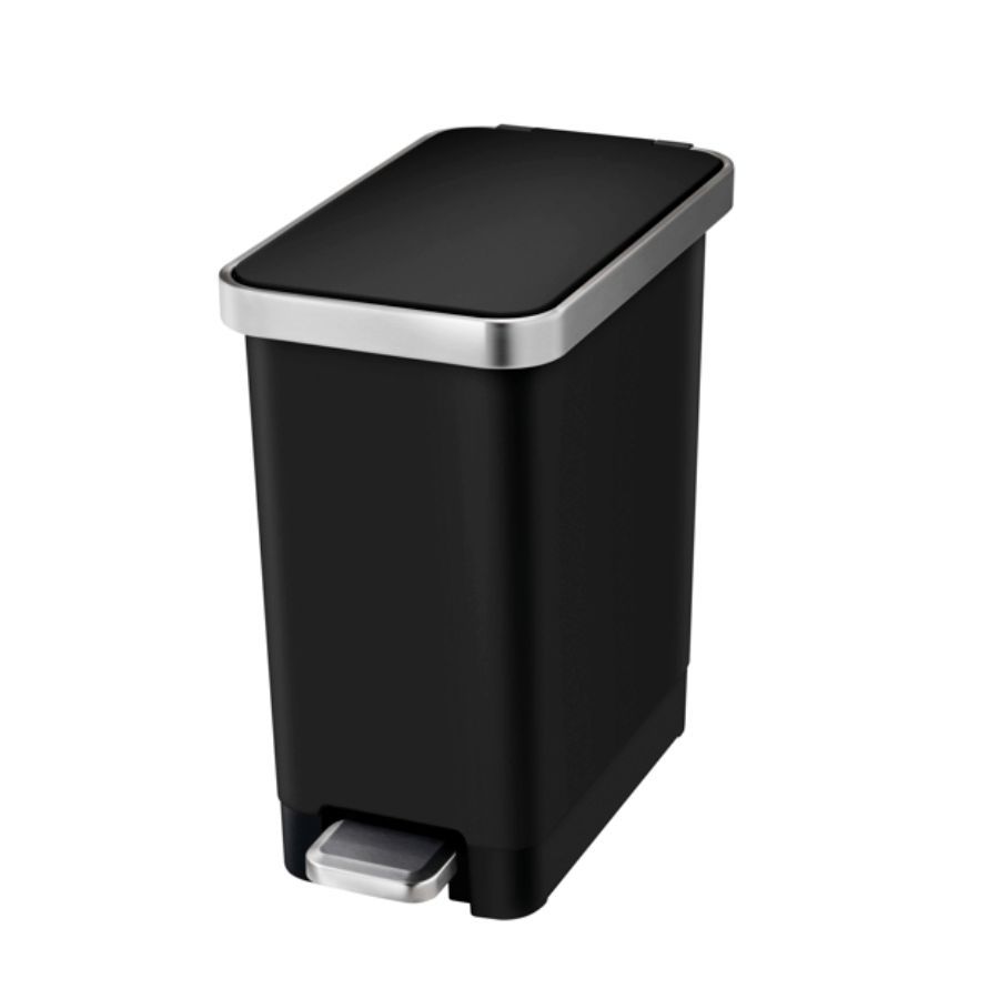 לויזון מרקט,פח אשפה 10 ליטר HANNA שחור מט מבית EKO, לויזון מרקט,פח אשפה 10 ליטר HANNA שחור מט מבית EKO,