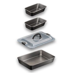 לויזון מרקט,סט אפייה Q5 תבנית מלבנית 35X25 ס"מ + מכסה נשיאה + 2 X תבנית אינגליש/לחם 24 ס"מ Food Appeal,91 לויזון מרקט,סט אפייה Q5 תבנית מלבנית 35X25 ס"מ + מכסה נשיאה + 2 X תבנית אינגליש/לחם 24 ס"מ Food Appeal,91