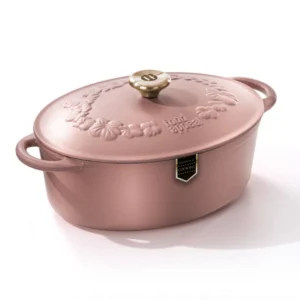 לויזון מרקט,סיר אובלי יציקת ברזל 33.5 ס"מ, 6.3 ליטר HERITAGE אפרסק Food appeal,26