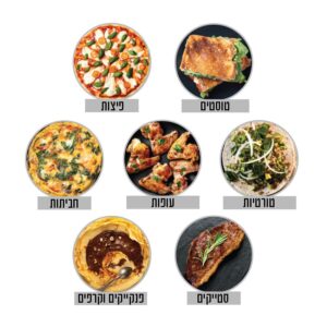 לויזון מרקט,מכשיר בישול רב-תכליתי 32 ס"מ ANYCOOK אדום/שמנת מבית Food appeal,500