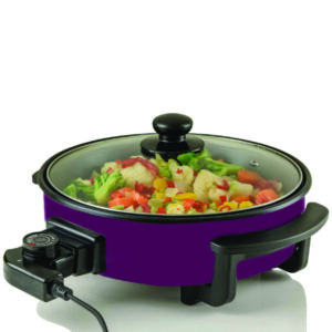 לויזון מרקט,מחבת חשמלית עם מכסה סלמור בצבע סגול,79 לויזון מרקט,מחבת חשמלית עם מכסה סלמור בצבע סגול,79