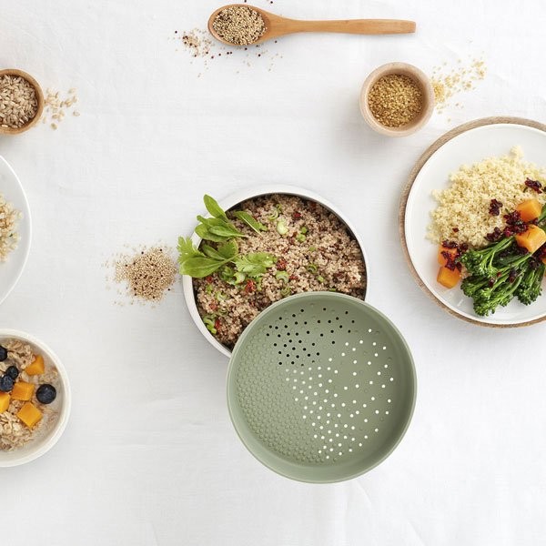 לויזון מרקט,כלי בישול קינואה ואורז במיקרוגל Lekue מבית Brabantia, לויזון מרקט,כלי בישול קינואה ואורז במיקרוגל Lekue מבית Brabantia,