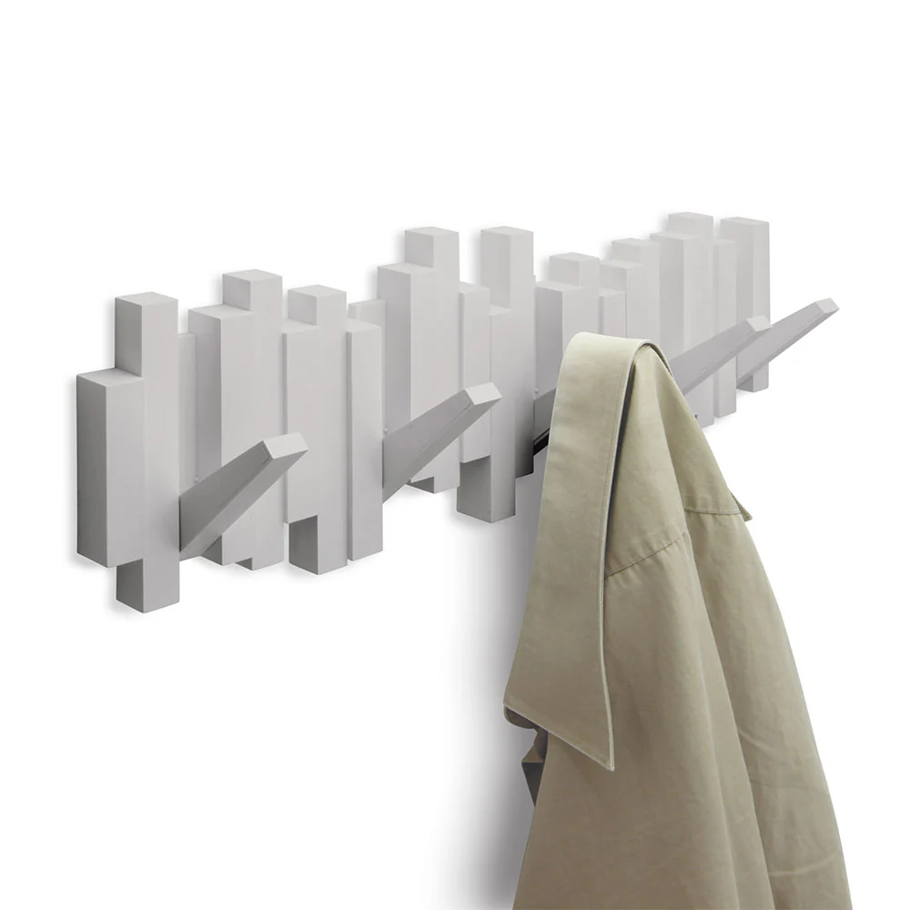 לויזון מרקט,מתלה STICKS אפור אומברה UMBRA, לויזון מרקט,מתלה STICKS אפור אומברה UMBRA,