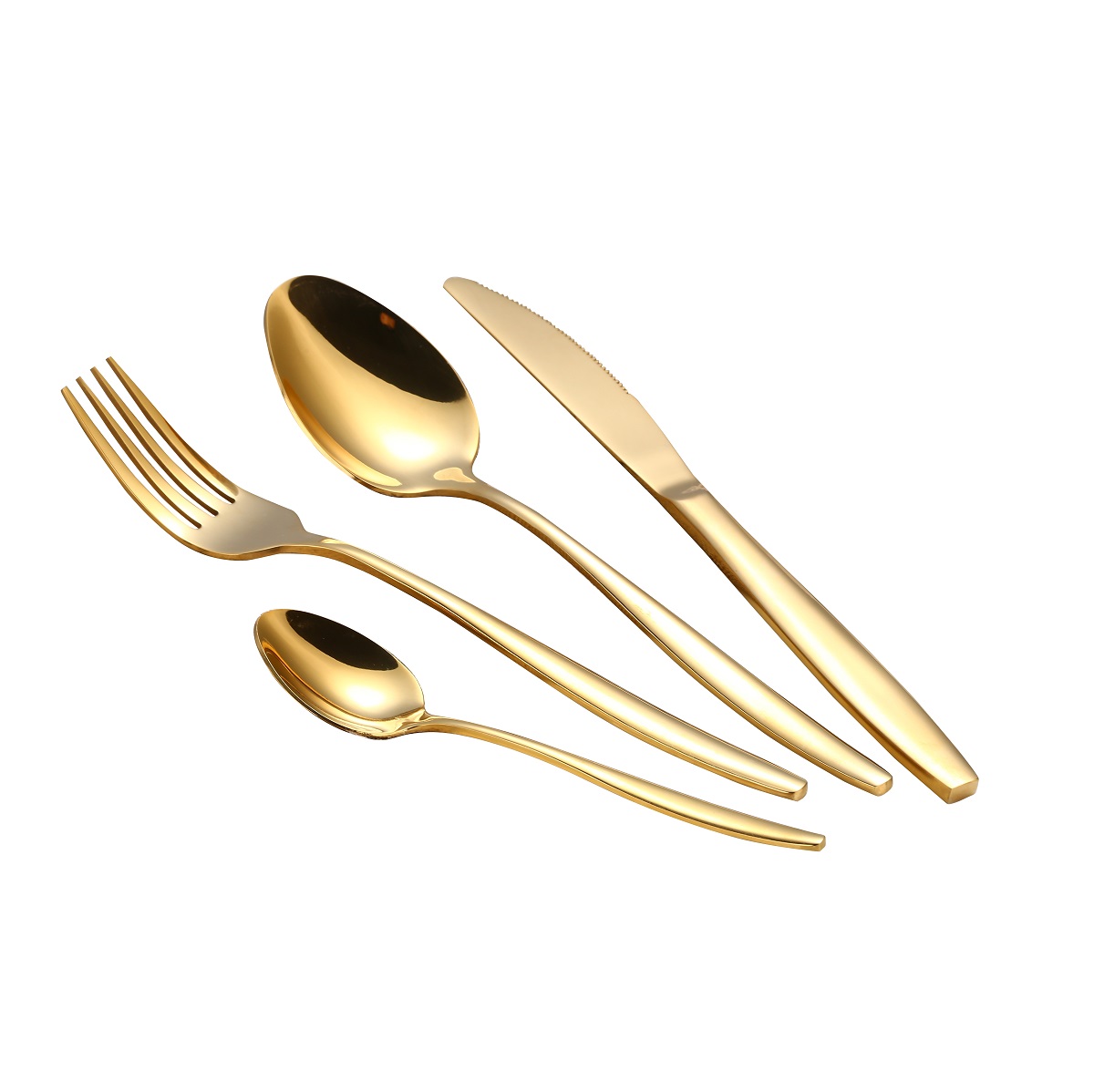 לויזון מרקט,סט סכו"ם 24 חל' דגם אריאל זהב Michsaf, לויזון מרקט,סט סכו"ם 24 חל' דגם אריאל זהב Michsaf,