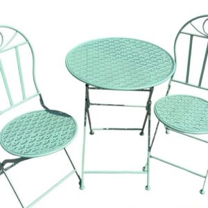 לויזון מרקט,סט גינה מתכת ירוק מנטה,41