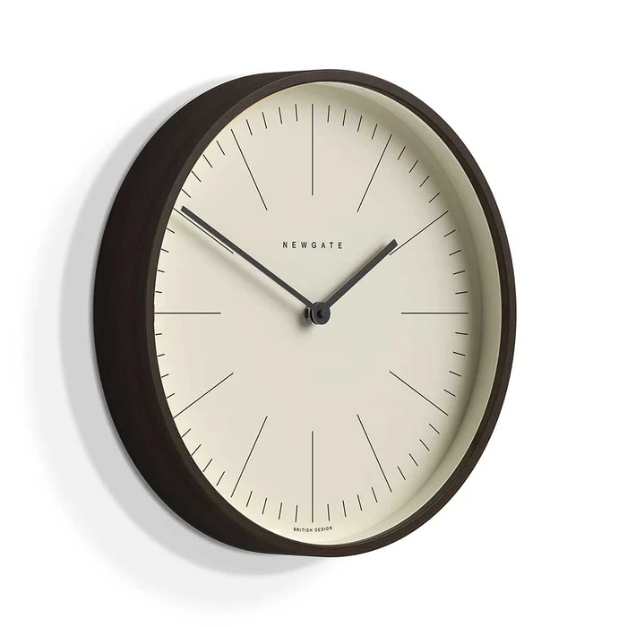 לויזון מרקט,שעון קיר CLARKE עץ כהה, לויזון מרקט,שעון קיר CLARKE עץ כהה,