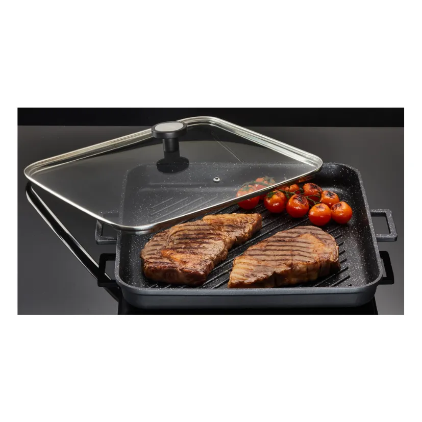 לויזון מרקט,פלנצ'ה מרובעת כולל מכסה סדרת CULINARY סולתם SOLTAM, לויזון מרקט,פלנצ'ה מרובעת כולל מכסה סדרת CULINARY סולתם SOLTAM,