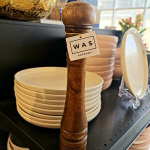 לויזון מרקט,WAS GERMANY מטחנת מלח/פלפל עץ כהה,406