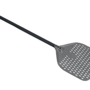 לויזון מרקט,כף פיצה הארד אנודייז מחוררת ידית 1.20 אלומיניום 35/40 ס"מ WAS GERMANY,406