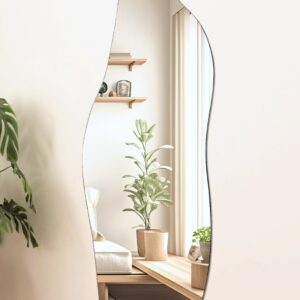 לויזון מרקט,מראה אמורפית חיתוך קריסטל ללא מסגרת,19