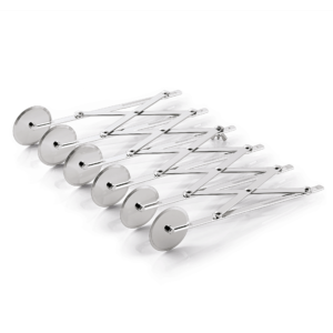 לויזון מרקט,הרמוניקה 6 גלגלים נירוסטה לבצק WAS GERMANY,406