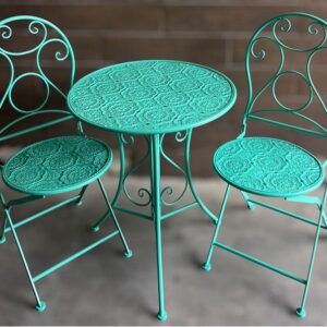 לויזון מרקט,סט גינה מתכת טורקיז,41