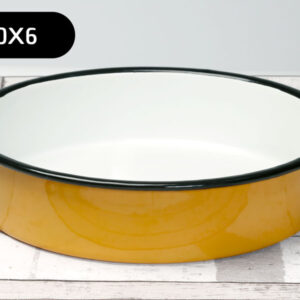 לויזון מרקט,תבנית עגולה אמייל חרדל,379