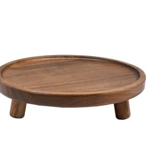 לויזון מרקט,מעמד עגול מעץ אקשיה 3 רגליים,37