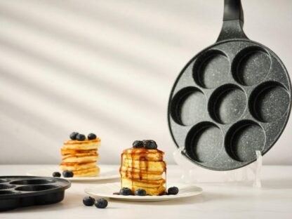 לויזון מרקט,מחבת פנקייקס 26 ס"מ, 7 שקעים SOLTAM, לויזון מרקט,מחבת פנקייקס 26 ס"מ, 7 שקעים SOLTAM,