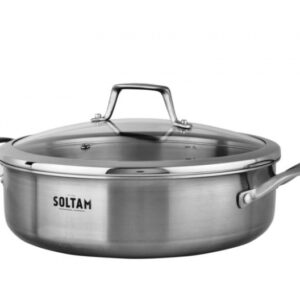 לויזון מרקט,סוטז' נירוסטה 32 ס"מ 7 ליטר סדרת TRIO 3 ply סולתם SOLTAM,499 לויזון מרקט,סוטז' נירוסטה 32 ס"מ 7 ליטר סדרת TRIO 3 ply סולתם SOLTAM,499