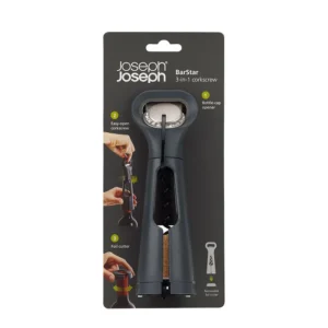 לויזון מרקט,פותחן יין/משקאות אפור BARSTAR ג'וזף ג'וזף JOSEPH JOSEPH,126 לויזון מרקט,פותחן יין/משקאות אפור BARSTAR ג'וזף ג'וזף JOSEPH JOSEPH,126