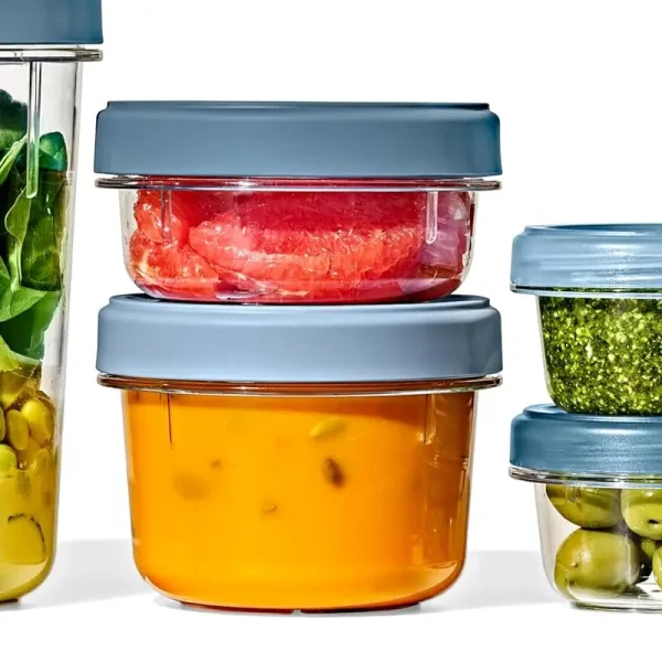 לויזון מרקט,סט 2 קופסאות אחסון מזון בנפח 355 מ”ל סדרת TWIST & STACK מבית OXO, לויזון מרקט,סט 2 קופסאות אחסון מזון בנפח 355 מ”ל סדרת TWIST & STACK מבית OXO,