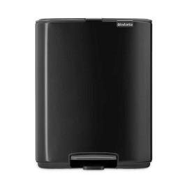 לויזון מרקט,פח BO פדל 12 ליטר, שחור מט Brabantia,73