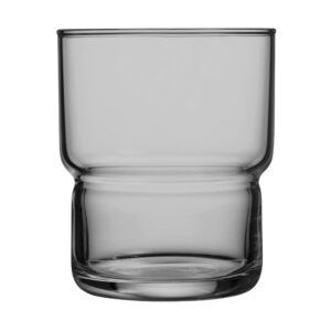 לויזון מרקט,מארז 6 כוסות לוג אפרפר 300 מ"ל נערמת,28