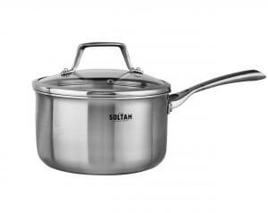 לויזון מרקט,קלחת 18 ס"מ.5 2 ליטר נירוסטה סדרת TRIO 3 ply סולתם SOLTAM,26