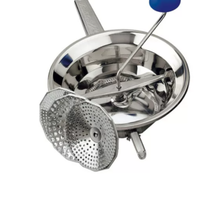 לויזון מרקט,מולין ידני מועך ירקות נירוסטה למחיות ופירה חלק 24 ס"מ,121 לויזון מרקט,מולין ידני מועך ירקות נירוסטה למחיות ופירה חלק 24 ס"מ,121