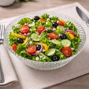 לויזון מרקט,זוג קערות לסלט זכוכית,30