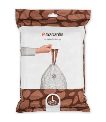 לויזון מרקט,שקיות קוד L לפח אשפה 45-40 ליטר 40 שקיות בחבילת דיספנסר Brabantia, לויזון מרקט,שקיות קוד L לפח אשפה 45-40 ליטר 40 שקיות בחבילת דיספנסר Brabantia,