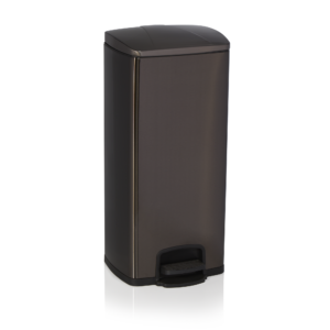 לויזון מרקט,פח 30 ליטר ריבוע פדל שחור מאט WAS GERMANY,